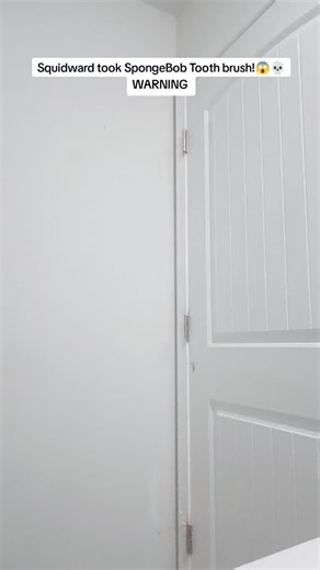 Squidward did something bad to SpongeBob took his toothbrush