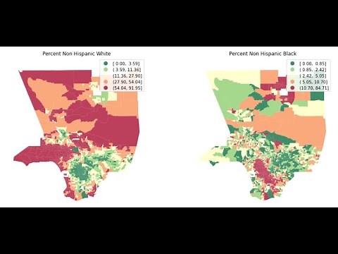 Census Data Analysis and Mapping with Python
