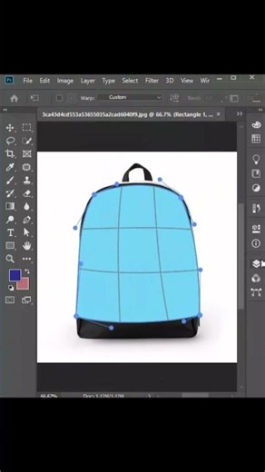 Panda Backpack Mockup in 30 Sec 🐼 PS Trick #Photoshop #BackpackMockup #POD #GraphicDesign #shorts
