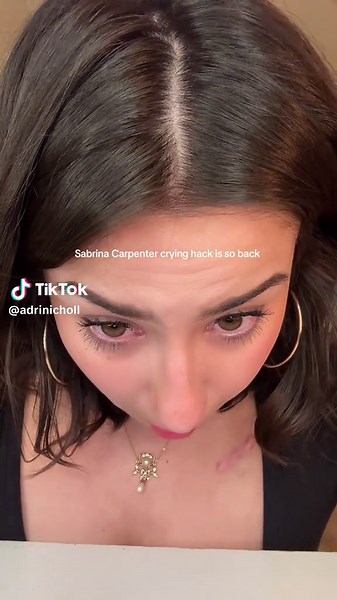 Sabrina Carpenter's Viral Crying Hack Explained