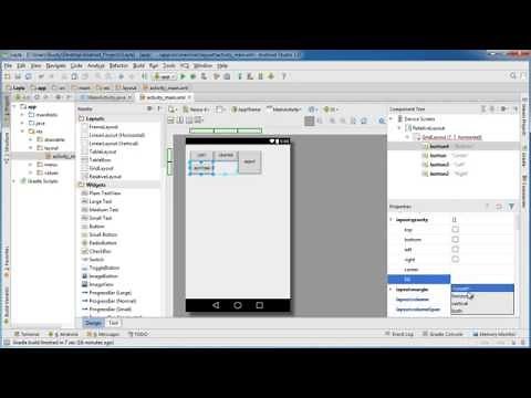 Android App Development for Beginners - 17 - GridLayout