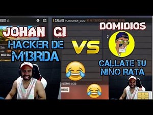 DOMIDIOS vs JOHAN GI *HUMILLO* a JOHAN GI in LIVE PUNISH *MUCHA RISA* - freefire
