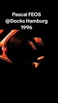 Pascal FEOS @ Docks (Hamburg) 1996 | #techno #technodj #housemusic
