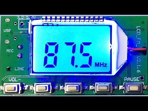 DSP PLL 87-108MHz Digital Wireless Microphone Stereo FM Transmitter Module