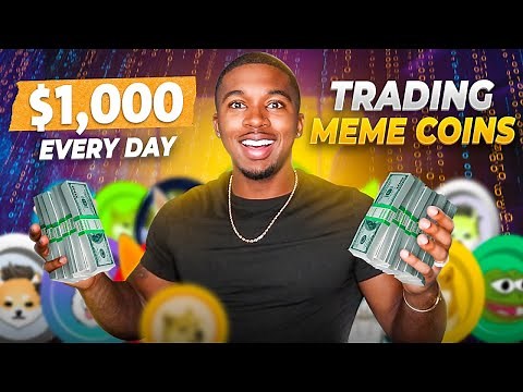 How I Make a EASY $1,000 Every Day Trading Meme Coins