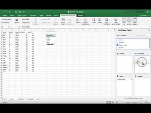 Two-way Contingency Table by Excel