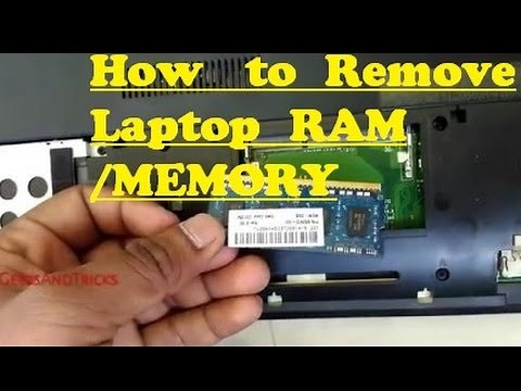 How to Remove Laptop RAM OR MEMORY - 2016