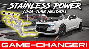 2.6K views · 46 reactions | Since 2016, doing a set of high-quality long-tube headers on 6th Gen Camaro hasn't been a cheap ordeal. But now with the brand new Stainless Power long-tube headers from Stainless Works, you can get the same great fit, finish, and performance, with over HALF the cost! As it turns out, cheaper doesn't always mean cheaper! In this video, we go over all the details, install our first set, and see how they perform on the dyno. | National Speed | Facebook