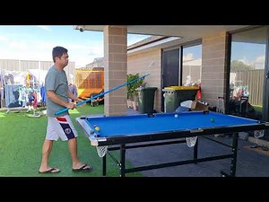 7 ft. foldable pool table Billiard practice drill, foldable billiards