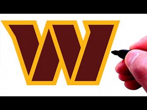 How to Draw the Washington Commanders Logo! ‪@commanders‬