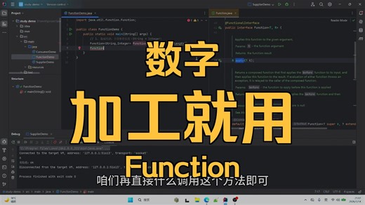 【最新Java8新特性】第7集 功能型接口 Function