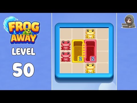 Frog Away level 50 solution