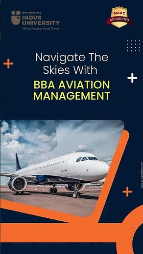 Navigate the skies with BBA in Aviation Management course at IIMS | Indus University