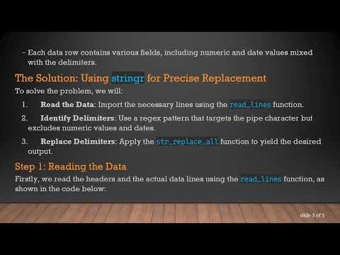 How to Replace a Delimiter in R while Preserving Numeric Data