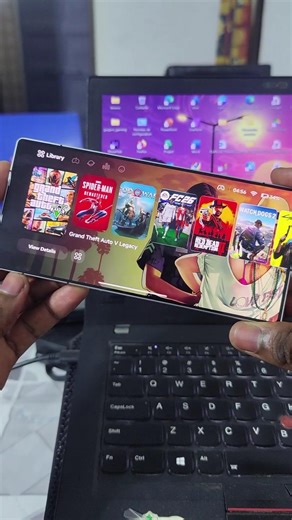 PS4 GAMES on Android - Gamehub Emulator #gamehub #emulator #playstation #smartphone #fyp