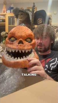 2026 Spirit Halloween Talking Pumpkin Decoration Unboxing | New Prop Demo