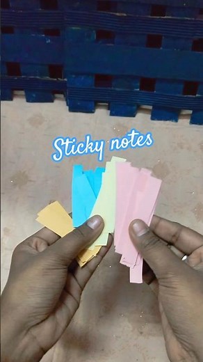 Sticky Note crafts ✨ #diy #shorts #paperart
