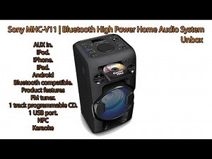 Sony MHC-V11 | Bluetooth High Power Home Audio System | Unbox | #1