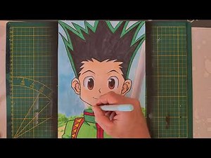 Comment dessiner GON de Hunter x Hunter- Tuto facile