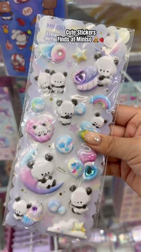 Cute Stickers finds at Miniso #sticker #stickers #kawaii #diy #myminisousa #minisoambassador #miniso