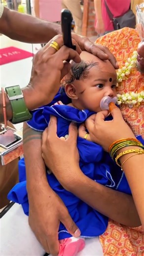 Yohitha's First Hair Loss Ceremony at Batu Cave Temple