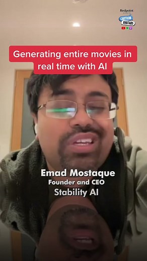 Stability AI CEO Emad Mostaque discusses how close we are to creating entire movies with AI in real time. #venturecapital #tech #entrepreneur #founders #artificialintelligence #chatgpt #midjourney #vctok #vctiktok
