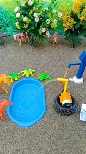 Mini hand pump project mini motor water pump cow drink #shorts #waterpump #youtubeshorts