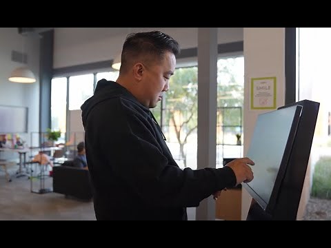 Desk Booking with Zoom Kiosk