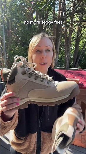 These timberland hiking boots for women are waterproof!