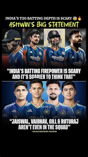 India’s T20 Batting Depth Is SCARY 😨🔥 | Ashwin’s Big Statement