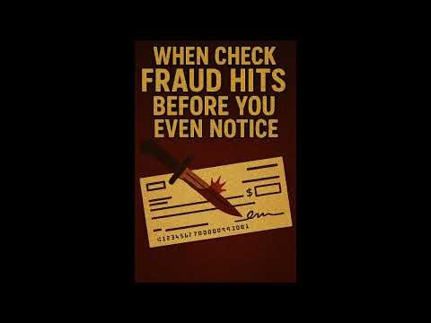 When Check Fraud Hits Before You Even Notice