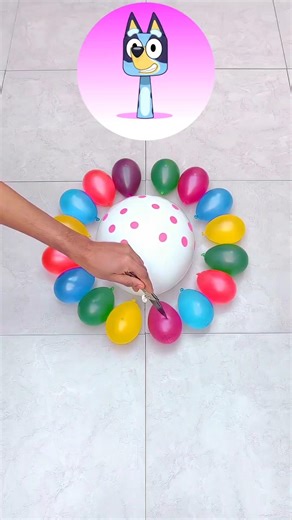 Colorful Splash! Water Balloons & Orbeez Burst!