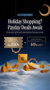3.3K views | Final payday deals of the year, don’t miss out! 25–31 December only ️LIMITED time voucher up to Rp 150.000 Save up to 40% off Shop now only on the L'Occitane Official Website | L'OCCITANE en Provence | Facebook