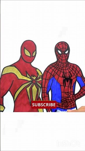 How To Draw Spider-man 4, Iron-Spider costume! #drawing #spiderman #spiderman4 #art #shorts