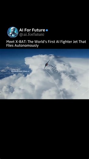 AI for Future on Instagram: "Meet X-BAT — The World’s First Fully AI-Piloted Fighter Jet This beast takes off, lands, and flies completely on its own. With VTOL tech, long-range endurance, and full autonomy, X-BAT proves the future of air combat is already here. Designed to deliver power anywhere, anytime — no pilot required. Follow @ai.forfuture for the latest AI updates like this! #ai #chatgpt #aitools #openai #aitips #machinelearning #futuretech #fighterjet #aviation"