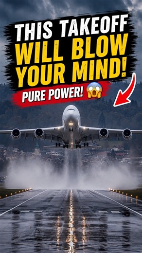 This A380 Takeoff Is INSANE! 😱 | Massive Plane Power!
