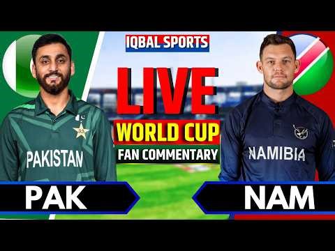 LIVE: PAK vs NAM, T20 World Cup 2026 | Live Cricket Match Today | Pakistan vs Namibia | 2nd Innings