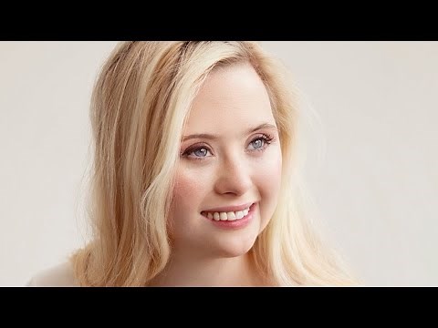 Woman with Down syndrome models for skincare line