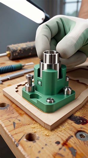 Miniature Wood Template Guide Bushing Set Tool