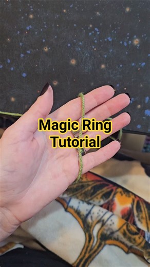 magic ring tutorial #crochet #crocheting #tutorial #crochettutorial #crochettips #magiccircle