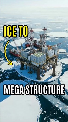 Arctic Mega Platform Built from Ice 🧊🏗️ (Insane Timelapse)