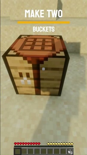 Minecraft infinite water source tutorial #lol #gaming #highlights #