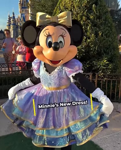 Check out Minnie Mouse’s new 50th Celebration dress! #DisneyWorld50 #DisneyWorld #minniemouse | Theme Park Review