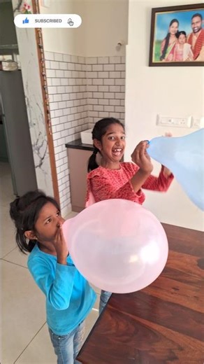 Blow & Pop the Balloon Challenge! 🎈 Fun Game Between Sisters | Exciting Prizes for the Winner!