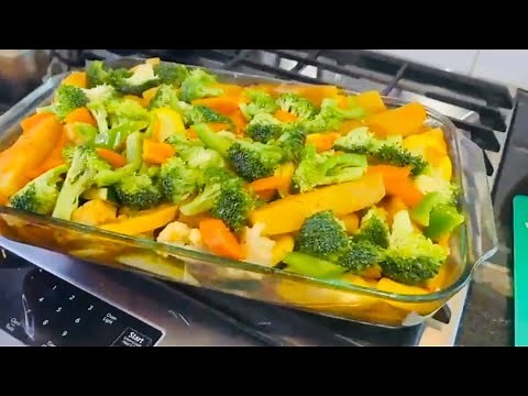Easy Oven-Roasted Mixed Vegetables / Healthy & Delicious Side Dish
