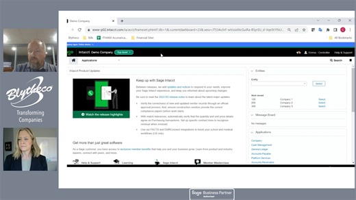 Sage Intacct: Multi-Entity