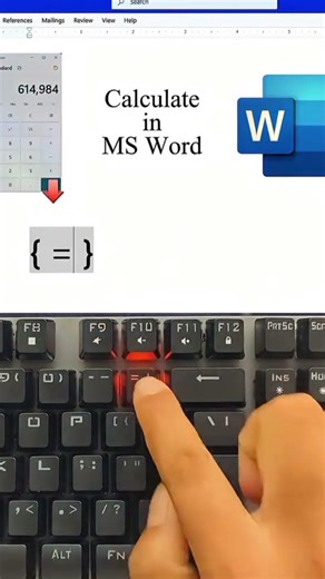 How to Do Calculations in MS Word Easily | Simple Trick You Must Know