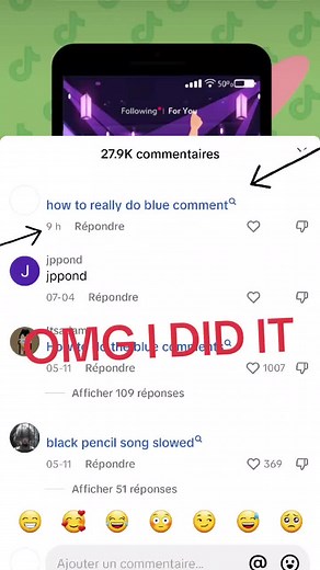 How to Do a Blue Comment on TikTok - Easy Tutorial