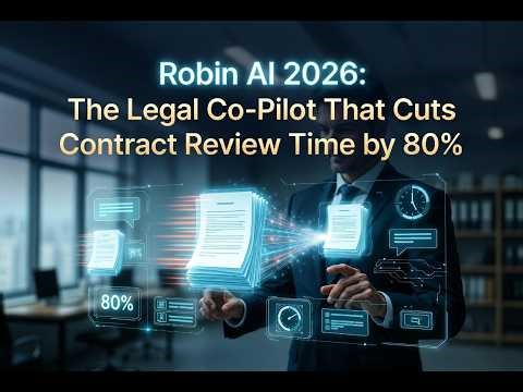 Robin AI 2026: The Legal Co-Pilot That Cuts Contract Review Time by 80%