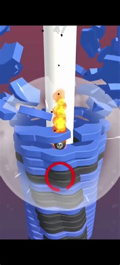 Stack Ball 3D Game | PlayStackBall Game In Fast Speed | StackBall Game YouTube Short